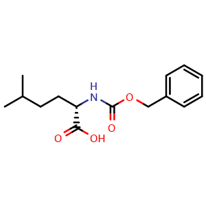 Chemical structure of CBZ-L-Homoleucine , CAS 127862-86-6, AChemBlock S89662