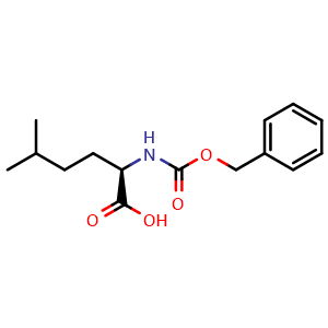 Chemical structure of CBZ-D-Homoleucine , CAS 1332594-74-7, AChemBlock S89663