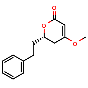 Chemical structure of Dihydrokavain , CAS 587-63-3, AChemBlock S89703