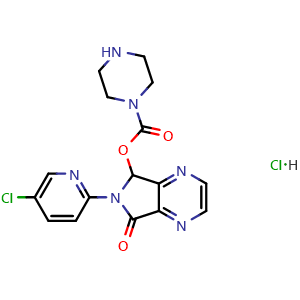 Chemical structure of N-DESMETHYLZOPICLONE HYDROCHLORIDE , CAS 1216659-29-8, AChemBlock S89766