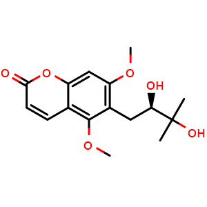 Chemical structure of (+)-Toddalolactone , CAS 483-90-9, AChemBlock S89782
