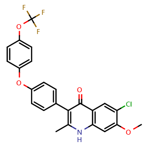 Chemical structure of ELQ-300 , CAS 1354745-52-0, AChemBlock S89799