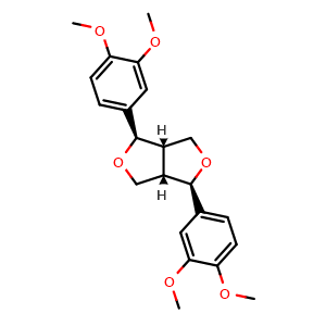 Chemical structure of (-)-Eudesmin , CAS 526-06-7, AChemBlock S89805