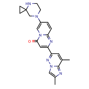 Chemical structure of RG 7916 , CAS 1825352-65-5, AChemBlock S89806