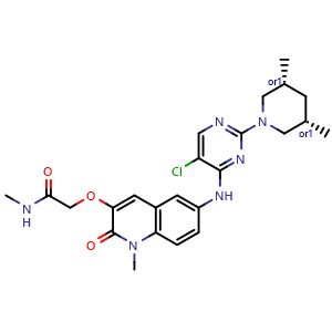 Chemical structure of BI-3802 , CAS 2166387-65-9, AChemBlock S89810