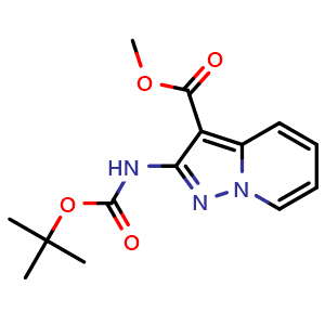 methyl 2-((tert-butoxycarbonyl)amino)pyrazolo[1,5-a]pyridine-3-carboxylate