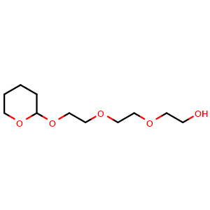Chemical structure of THP-PEG3-OH , CAS 60221-37-6, AChemBlock T100081