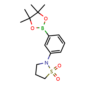 2-(3-(4,4,5,5-tetramethyl-1,3,2-dioxaborolan-2-yl)phenyl)isothiazolidine 1,1-dioxide