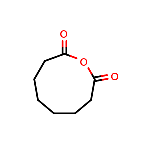 Chemical structure of oxonane-2,9-dione , CAS 10521-06-9, AChemBlock T100205