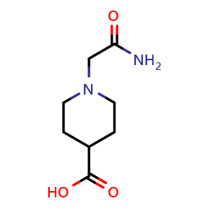 1-(carbamoylmethyl)piperidine-4-carboxylic acid