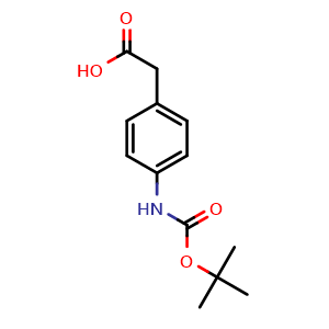 4-[[(1,1-Dimethylethoxy)carbonyl]amino]benzeneacetic acid