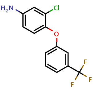 3-chloro-4-(3-(trifluoromethyl)phenoxy)aniline