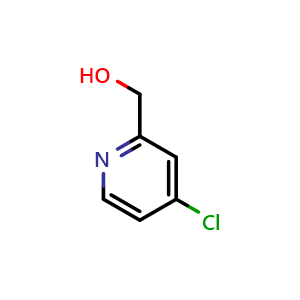 Chemical structure of (4-chloropyridin-2-yl)methanol , CAS 63071-10-3, AChemBlock T100395