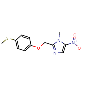 1-Methyl-2-[[4-(methylthio)phenoxy]methyl]-5-nitro-1H-imidazole