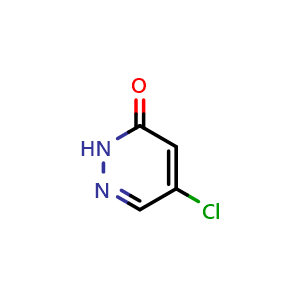 Chemical structure of 5-Chloropyridazin-3-(2H)-one , CAS 660425-07-0, AChemBlock T100447
