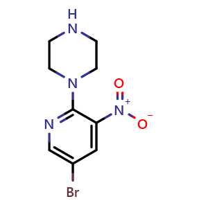 1-(5-Bromo-3-nitropyridin-2-yl)piperazine