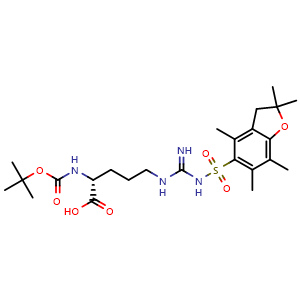 (2R)-2-(tert-butoxycarbonylamino)-5-[[N-[(2,2,4,6,7-pentamethyl-3H-benzofuran-5-yl)sulfonyl]carbamimidoyl]amino]pentanoic acid