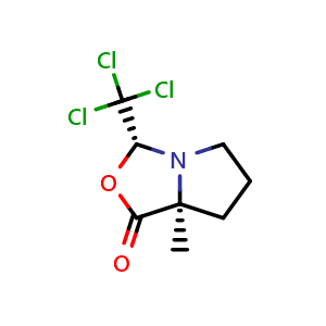 (3R,7aS)-7a-methyl-3-(trichloromethyl)-3,5,6,7-tetrahydropyrrolo[1,2-c]oxazol-1-one
