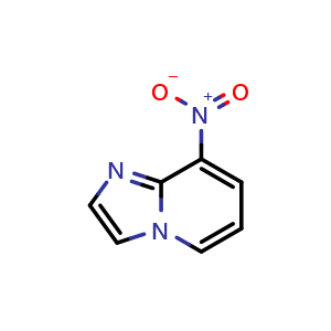 Chemical structure of 8-nitroimidazo[1,2-a]pyridine , CAS 52310-46-0, AChemBlock T100776