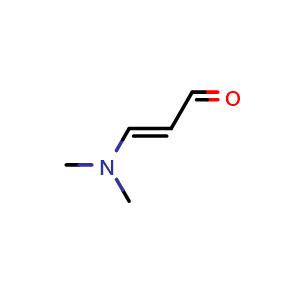 Chemical structure of (2E)-3-(dimethylamino)prop-2-enal , CAS 692-32-0, AChemBlock T100857