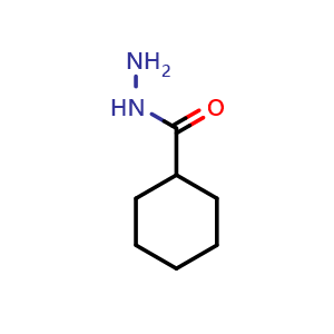 Chemical structure of cyclohexanecarbohydrazide , CAS 38941-47-8, AChemBlock T100999