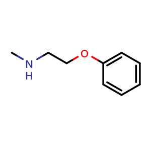 Chemical structure of N-Methyl-2-phenoxy-ethanamine , CAS 37421-04-8, AChemBlock T101128