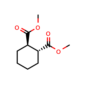 Chemical structure of Dimethyl trans-1,2-Cyclohexanedicarboxylate , CAS 3205-35-4, AChemBlock T101134