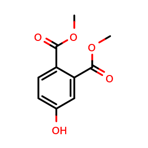 Chemical structure of Dimethyl 4-hydroxyphthalate , CAS 22479-95-4, AChemBlock T101148