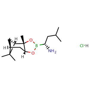 (1R)-3-methyl-1-[(1S,2S,6R,8S)-2,9,9-trimethyl-3,5-dioxa-4-boratricyclo[6.1.1.0<SUP>2,6</SUP>]decan-4-yl]butan-1-amine hydrochloride