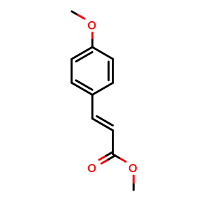 Chemical structure of Methyl (E)-p-methoxycinnamate , CAS 3901-07-3, AChemBlock T101281