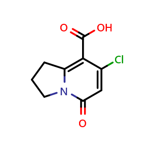 7-chloro-5-oxo-1,2,3,5-tetrahydroindolizine-8-carboxylic acid
