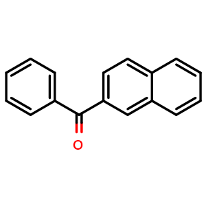 Chemical structure of 2-Benzoylnaphthalene , CAS 644-13-3, AChemBlock T101323