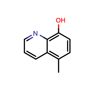 Chemical structure of 5-Methylquinolin-8-ol , CAS 5541-67-3, AChemBlock T101336