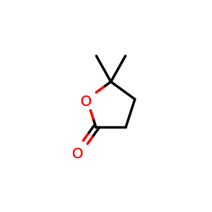Chemical structure of 5,5-dimethyldihydrofuran-2(3H)-one , CAS 3123-97-5, AChemBlock T101358
