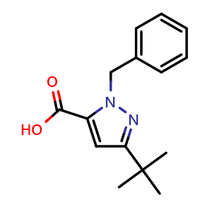 1-benzyl-3-tert-butyl-1H-pyrazole-5-carboxylic acid