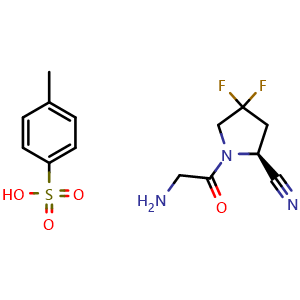 (S)-1-(2-aminoacetyl)-4,4-difluoropyrrolidine-2-carbonitrile 4-methylbenzenesulfonate