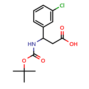 Boc-(RS)-3-Amino-3-(3-chlorophenyl)-propionic acid