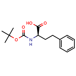 Chemical structure of Boc-D-Homophenylalanine , CAS 82732-07-8, AChemBlock T101485