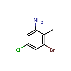 3-Bromo-5-chloro-2-methylaniline