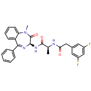 (S)-2-(2-(3,5-difluorophenyl)acetamido)-N-((S)-1-methyl-2-oxo-5-phenyl-2,3-dihydro-1H-benzo[e][1,4]diazepin-3-yl)propanamide