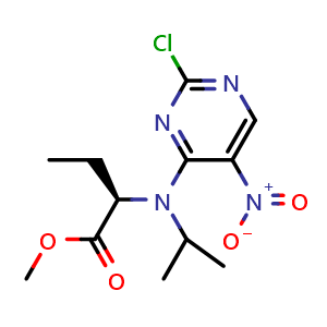 methyl (2R)-2-[(2-chloro-5-nitropyrimidin-4-yl)(propan-2-yl)amino]butanoate