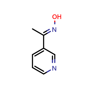 Chemical structure of N-[1-(pyridin-3-yl)ethylidene]hydroxylamine , CAS 5973-83-1, AChemBlock T101625