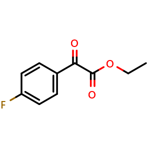 Chemical structure of 4-Fluoro-oxo-benzeneacetic acid ethyl ester , CAS 1813-94-1, AChemBlock T101856