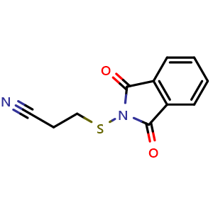 3-[(1,3-dioxo-2,3-dihydro-1H-isoindol-2-yl)sulfanyl]propanenitrile