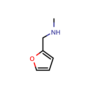 Chemical structure of (Furan-2-ylmethyl)methylamine , CAS 4753-75-7, AChemBlock T102018