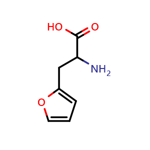 Chemical structure of 3-(2-Furyl)-DL-alanine , CAS 4066-39-1, AChemBlock T102029