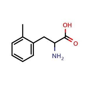 Chemical structure of 2-Methyl-DL-phenylalanine , CAS 22888-51-3, AChemBlock T102055