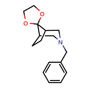 3-benzyl-3-azaspiro[bicyclo[3.2.1]octane-8,2'-[1,3]dioxolane]