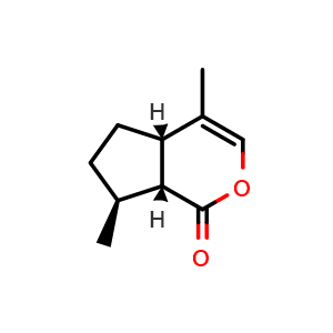 Chemical structure of nepetalactone , CAS 21651-62-7, AChemBlock T102123