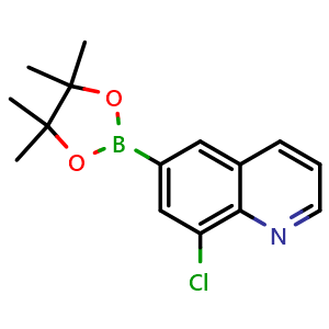 8-chloro-6-(4,4,5,5-tetramethyl-1,3,2-dioxaborolan-2-yl)quinoline